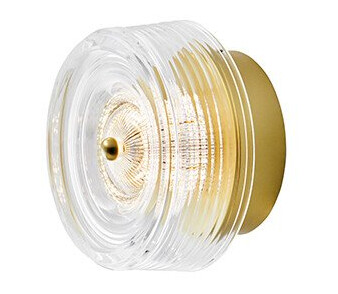 Loom Design Glow Vegglampe Matt Gold Lampemesteren