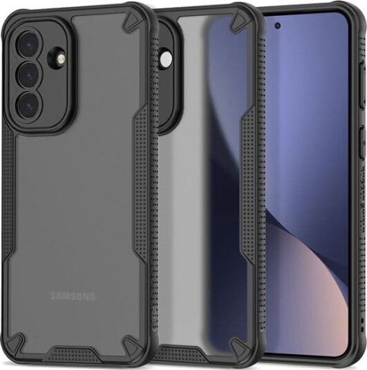 Tech Protect Rugged Shield Case for Samsung Galaxy A57 5G Translucent Black