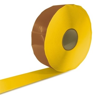 Gulvtape  Denfoil Line Marking  75 mm x 30 m  Gul farge   