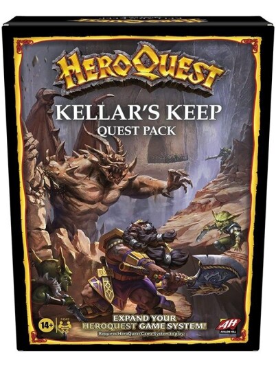 HeroQuest Kellar's Keep Utvidelse Brettspill - Engelsk 14+ HeroQuest Kellar's Keep Utvidelse Brettspill - Engelsk 14+