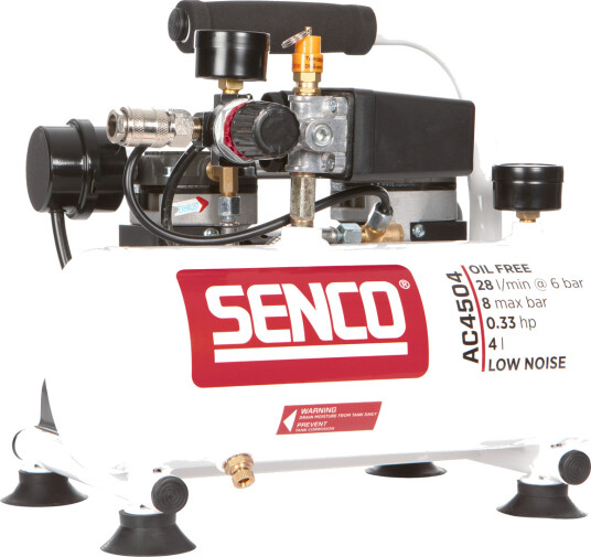 Senco Kompressor Ac4504 8bar 4l Oljefri, Ljudisolerad Senco Kompressor Ac4504 8bar 4l Oljefri, Ljudisolerad