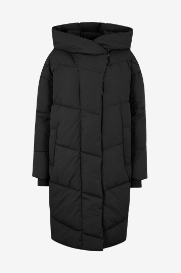 Noisy May Curve Kåpe nmNew Tally L/S Long Jacket Noos CU Svart Noisy May Curve Kåpe nmNew Tally L/S Long Jacket Noos CU Svart