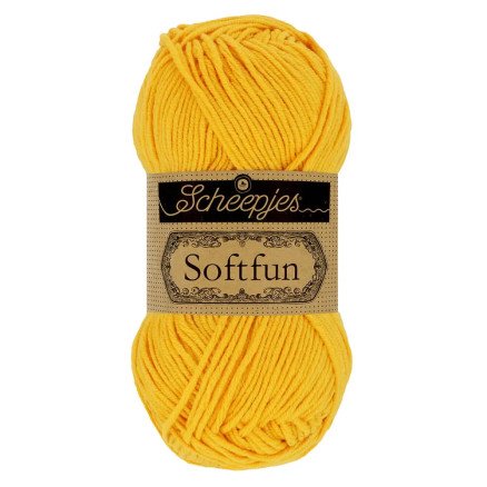 Scheepjes Softfun Garn Unicolor 2634 Humle Scheepjes Softfun Garn Unicolor 2634 Humle
