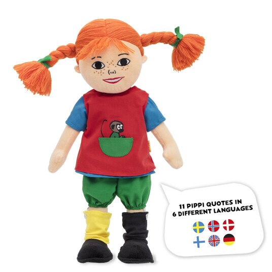 Pippi snakkedukke 40 cm