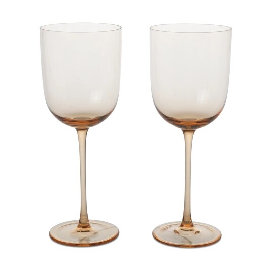 ferm LIVING Host rødvinsglass 36 cl 2-pakning Blush