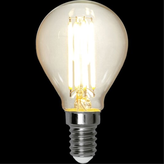 LED pære E14 P45 Klar
