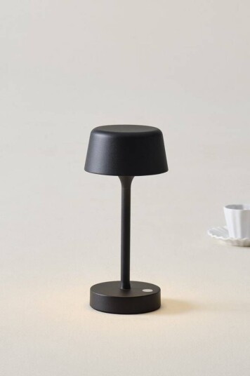 LEDA bærbar lampe Svart