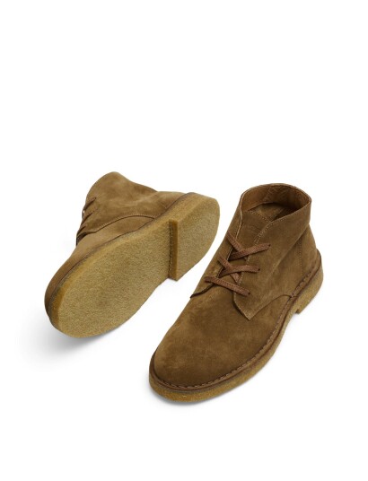 Selected Slhricco Suede Chukka Boot Brown 41