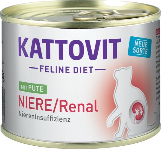Kattovit Våtfôr Nyrediett Low Protein Kalkun 6 X 185 G