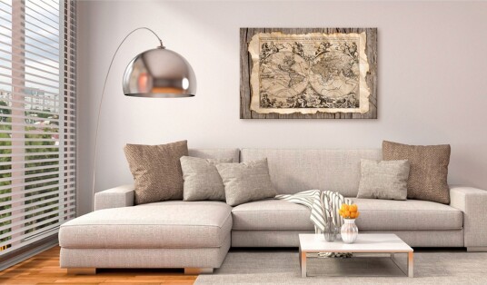 Tavle The Map Of The Past 120X80 Artgeist sp. z o. o.