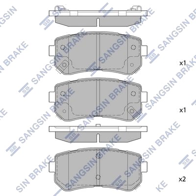 Hi-Q SP1187 Bremseklosser
