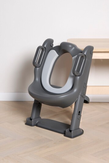 Beemoo CARE Assist Toalettsete med Stige Deep Grey