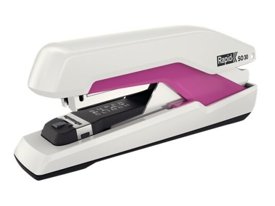 Rapid Supreme Omnipress Fullstrip So30 Stiftemaskin 30 Ark Metall Abs-Plast Mørk Rosa