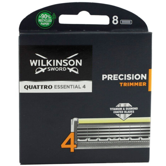 Wilkinson Quattro Titanium Precision barberblader 8 pcs.