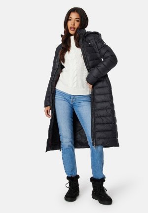 TOMMY JEANS Basic Hooded Coat BDS Black XS TOMMY JEANS Basic Hooded Coat BDS Black XS