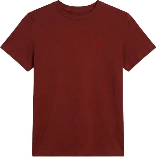 Calvin Klein Jeans Ss Monogram Crew Tee FIRED BRICK M Calvin Klein Jeans Ss Monogram Crew Tee FIRED BRICK M