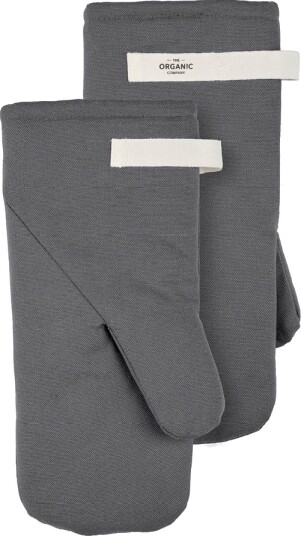 The Organic Company   Ovnvotter 15x31 cm 2 stk dark grey