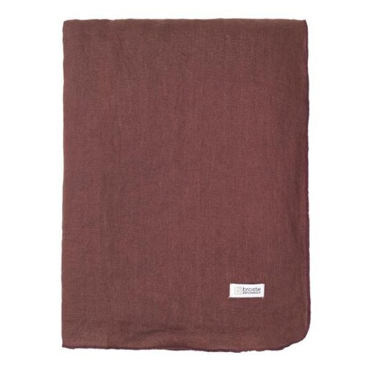Broste Copenhagen Gracie duk 160x200 cm aubergine Broste Copenhagen Gracie duk 160x200 cm aubergine