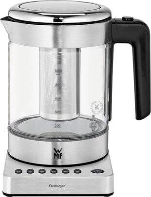WMF KitchenMinis Vario Vannkoker 1,0 L Glass 1900 W Justerbar Termostat Sølv WMF KitchenMinis Vario Vannkoker 1,0 L Glass 1900 W Justerbar Termostat Sølv