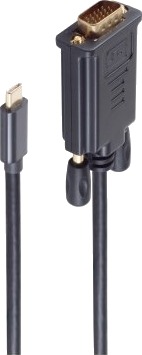 Shiverpeaks Bs10-59045, 3 M, Usb Type-C, Vga (D-Sub), Hankjønn, Hankjønn, Rett