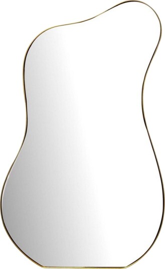 Speil Wohnling Asymmetrisk metallramme oval 100 cm  