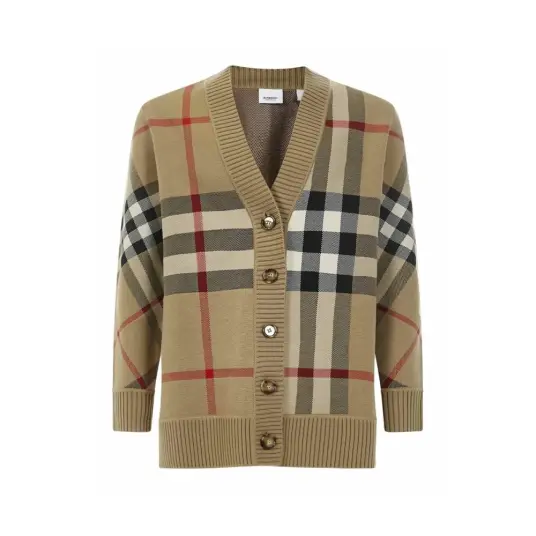Burberry Dame Strikkevarer Beige S, Burberry Dame Strikkevarer Beige S,