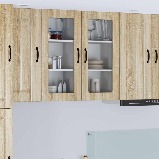  Kjøkkenskap Sonoma eik 40 x 31 x 80 cm Konstruert tre