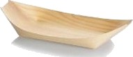 Båd Bakke 245X120x25mm Træ Natur,12 Pk X 100 Stk/Krt