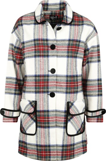 Hell Bunny Rockabilly Frakker Stanley Coat XS til XL Damer flerfarget