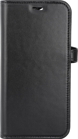 Buffalo 2-i-1 Leather MagSeries Etui for iPhone 15 Pro med Kortholder Svart