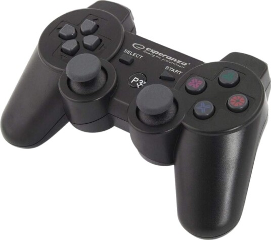 Esperanza Bluetooth-Håndkontroll for PS3 GX700 Svart Esperanza Bluetooth-Håndkontroll for PS3 GX700 Svart