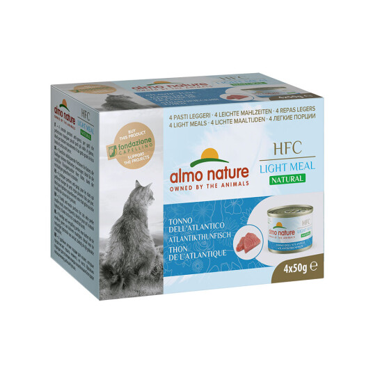 Almo Nature Hfc Natural Light 4 X 50 G Atlanterhavstunfisk