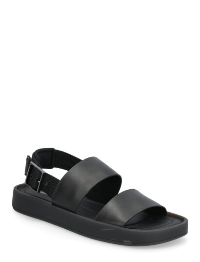 Calvin Klein Ergon Back Strap Sandal Lth - Black - 44 Calvin Klein Ergon Back Strap Sandal Lth - Black - 44