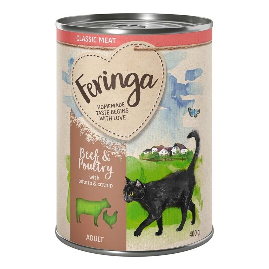 Feringa Økonomipakke Classic Meat Meny 24 X 400 G Til Sparepris! Storfe & Fjærkre