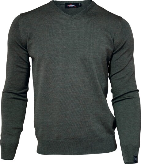 Ivanhoe Men"s Merino V Neck Rifle Green XL