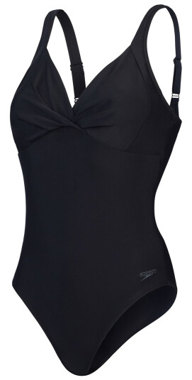 Speedo Women's Shaping Cross Knot 1 Piece Black 38