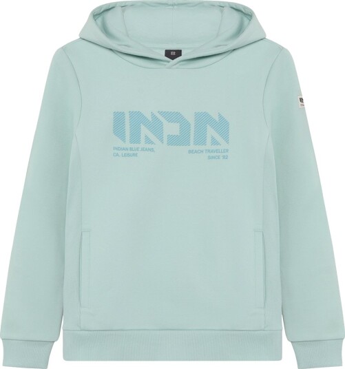 Indian Blue Jeans Hettegenser Eter m. Trykk Indian Blue Jeans 8 år 128 Hettegenser Blå