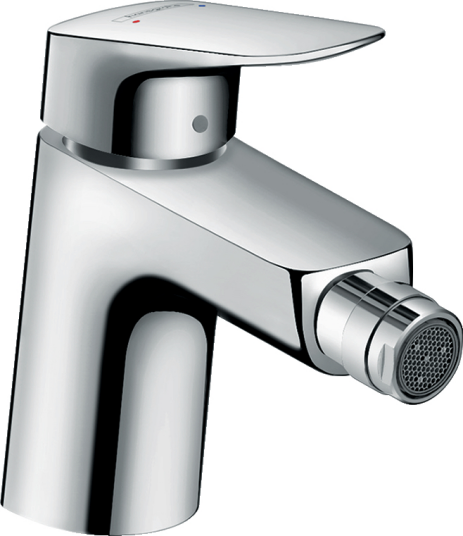 Hansgrohe Logis 70 bidébatteri Med bunnventil, Krom Hansgrohe Logis 70 bidébatteri Med bunnventil, Krom