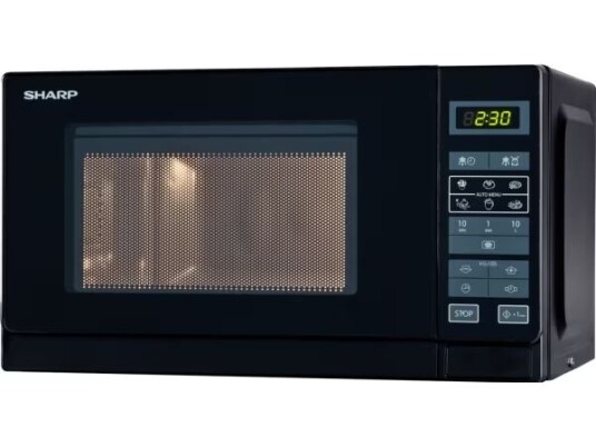 Sharp R-242BKW Mikrobølgeovn 20 liter 800 W svart