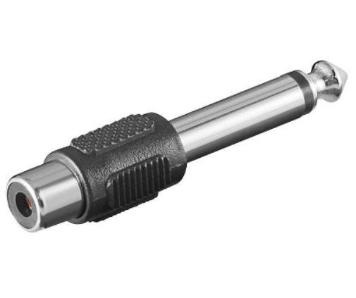 MICROCONNECT Adapter 6.3mm - RCA M-F MICROCONNECT Adapter 6.3mm - RCA M-F