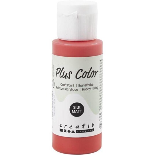 Creativ Company Plus Color Akrylmaling 60ml Crimson Red Creativ Company Plus Color Akrylmaling 60ml Crimson Red