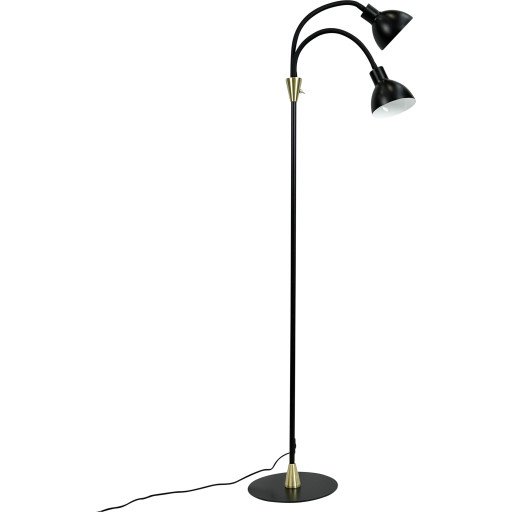 Dyberg Larsen Lilje Gulvlampe Sort/ Messing Dyberg Larsen Lilje Gulvlampe Sort/ Messing