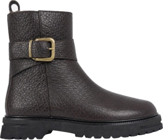 Laura Bellariva Mid boots buckle 39 brun dame
