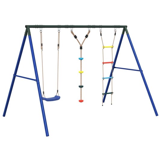 Utendørs huskesett med huske stige skivehuske 8721102687723 Utendørs huskesett med huske stige skivehuske 8721102687723