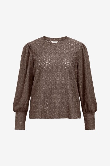 Object - Topp objLaila L/s RE - Grå