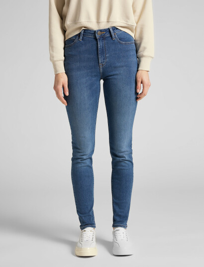 Lee Jeans Scarlett High - Blue - 24 x 31 Lee Jeans Scarlett High - Blue - 24 x 31