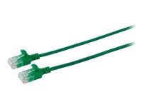 MicroConnect CAT 6 Nettverkskabel 15 cm Flertrådet Grønn