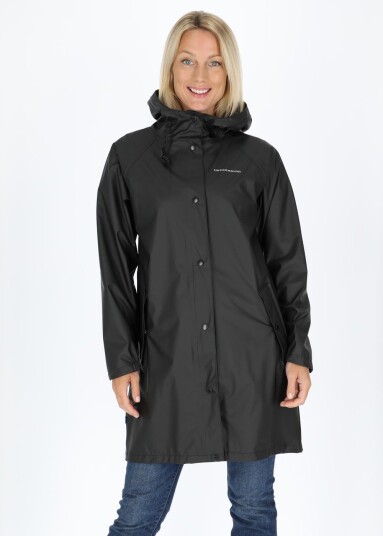 Swedemount Koster Long Coat W Black 40 Regnjakker Swedemount Koster Long Coat W Black 40 Regnjakker