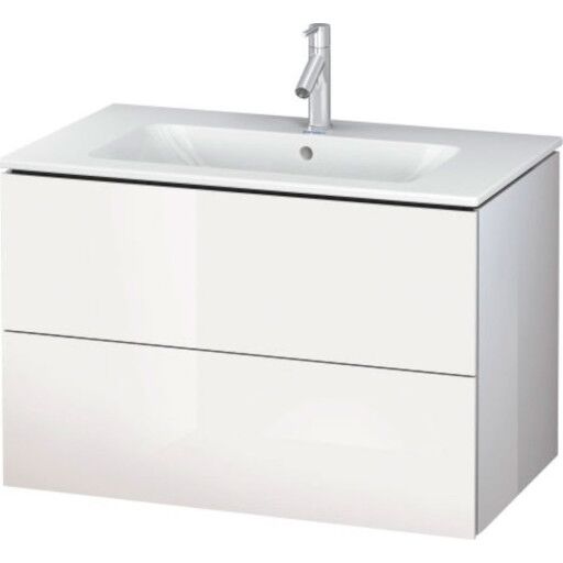 Duravit L-Cube Servantskap m/2 skuffer 820x550x481 mm Hvit Høyglans