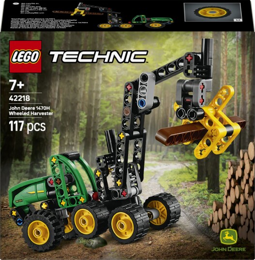 Lego John Deere 1470h Hjuldrevet Hogstmaskin